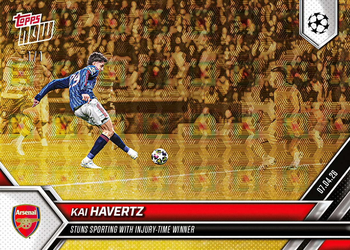 Kai Havertz - 2025-26 UCL Topps NOW® - Card 117 - PR: 881