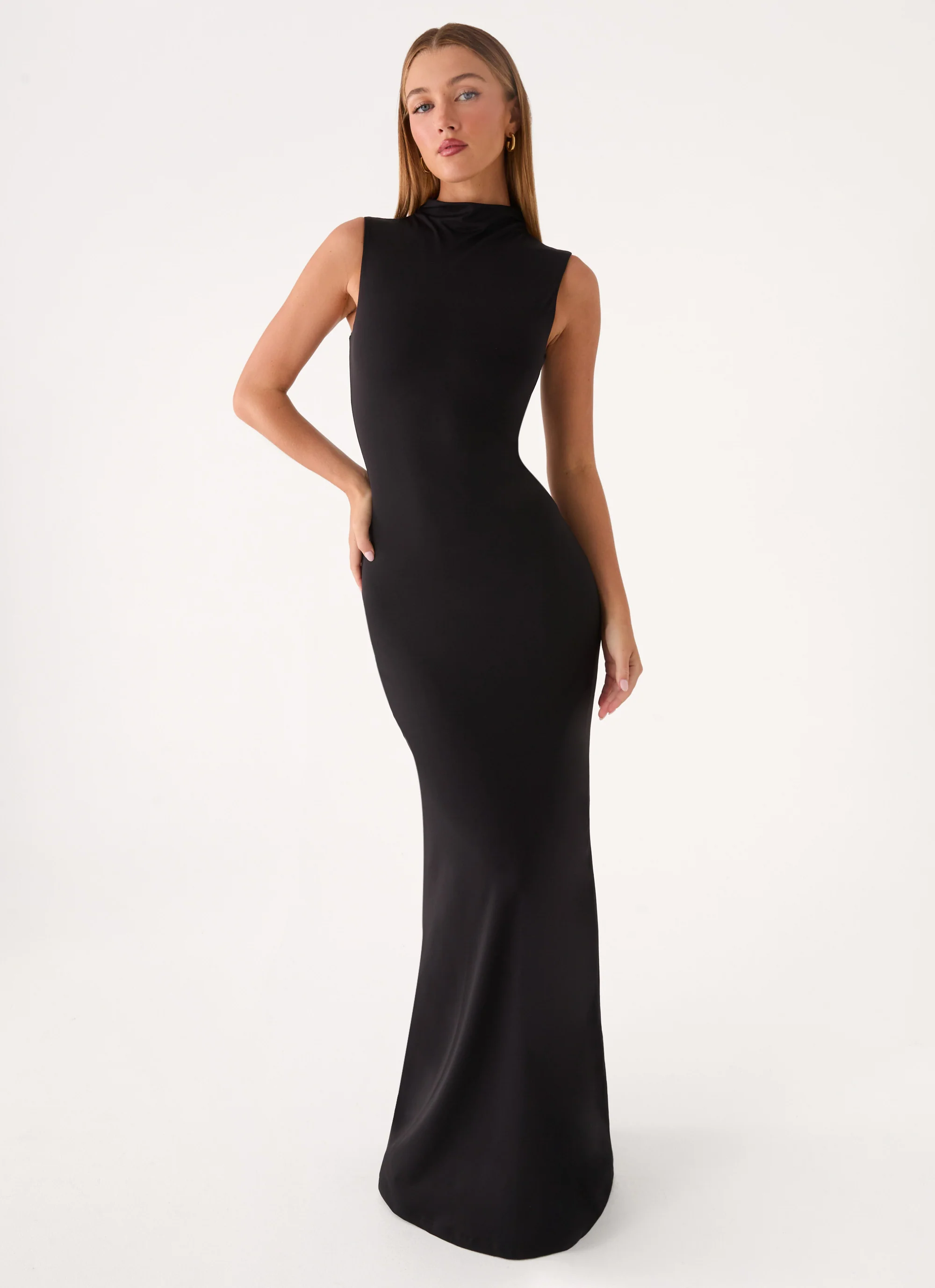 On My Time Maxi Dress - Black