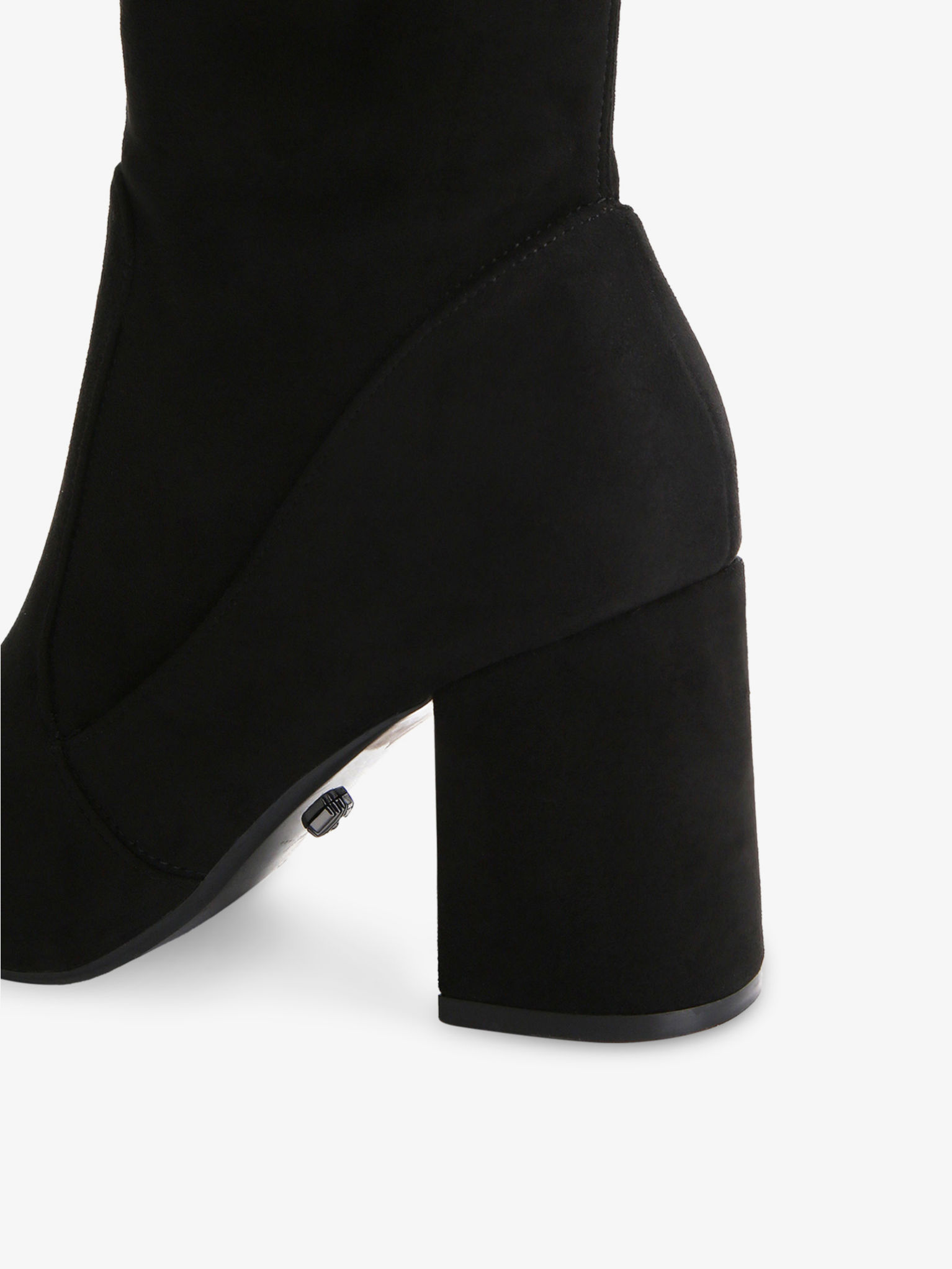 Vito Heeled Faux-Leather Over-The-Knee Boots