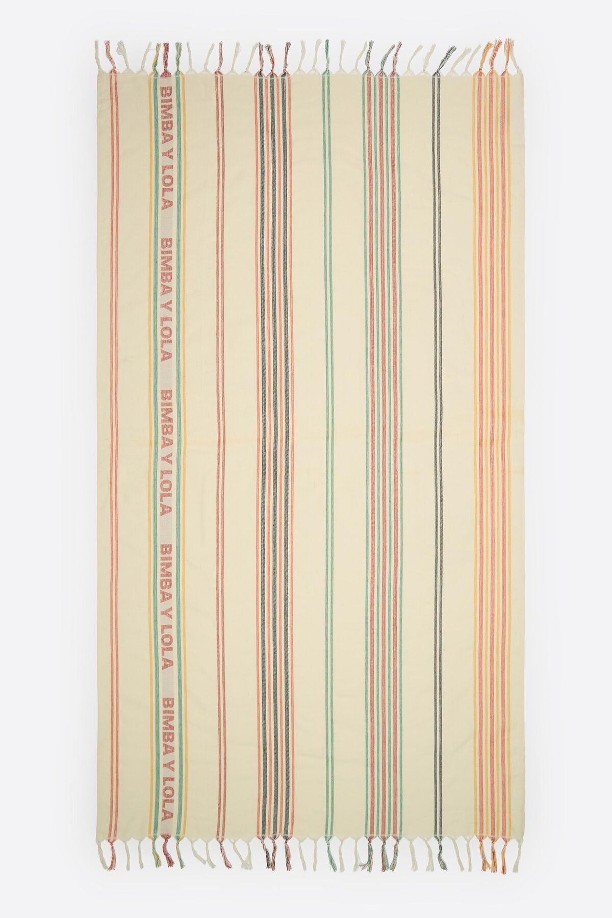 Stripes and logo towel