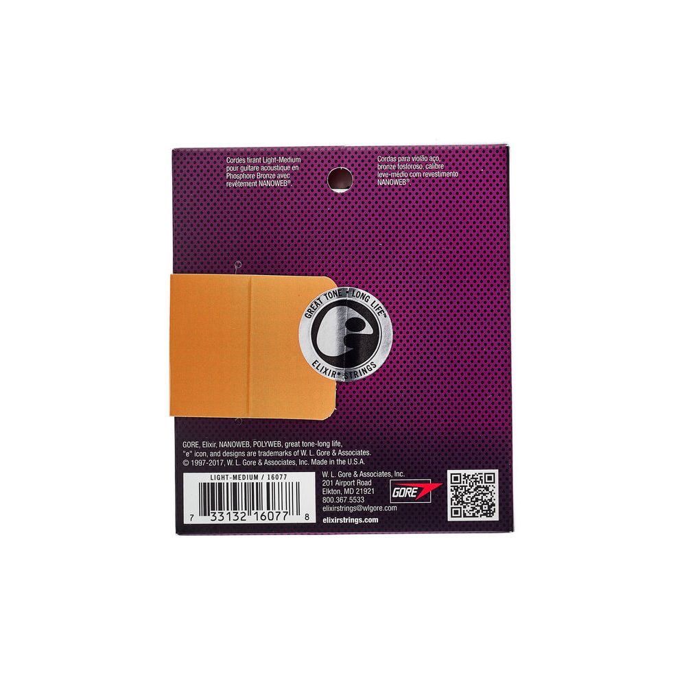 Elixir 16077 Light Medium Nanoweb – Thomann Ireland