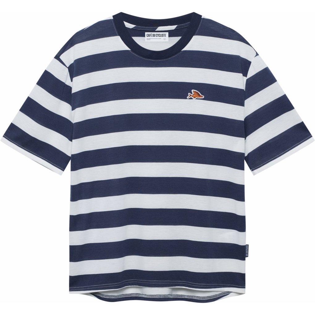 Café du Cycliste Sandie Short Sleeve Jersey Men - mariniere