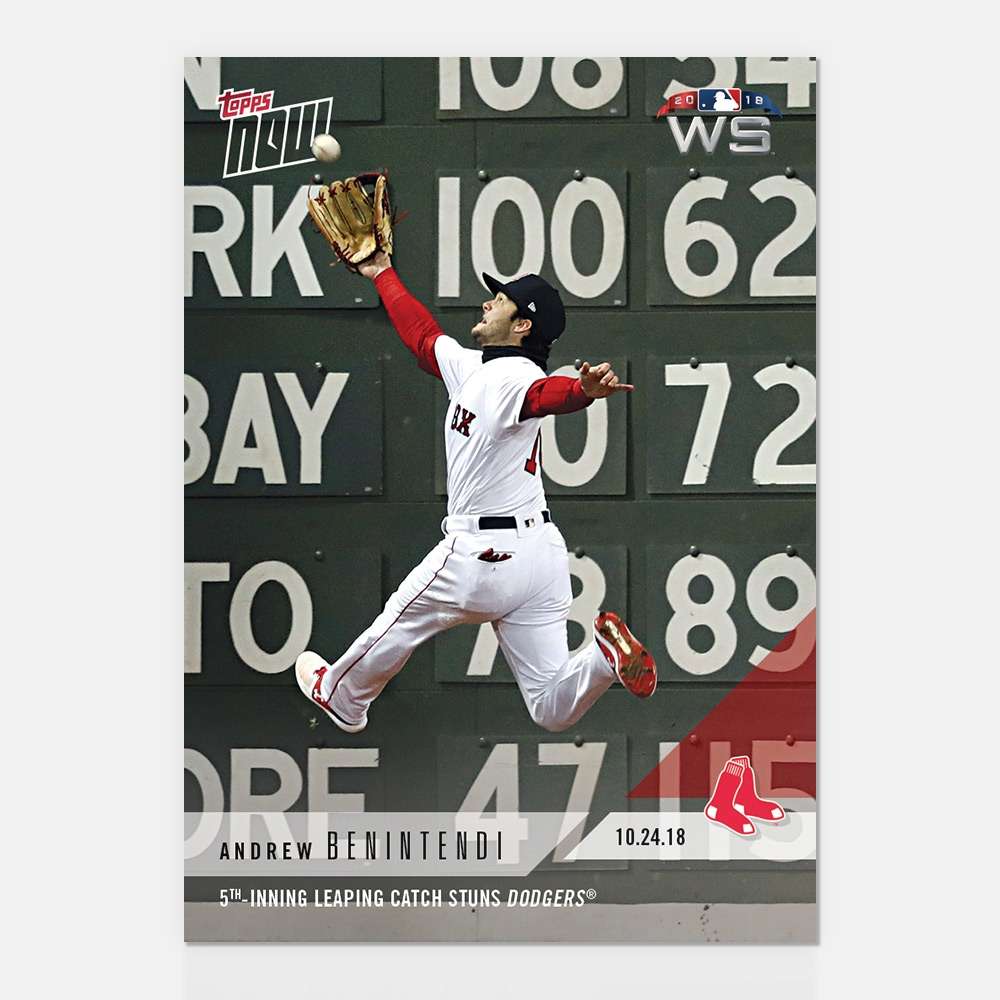 Andrew Benintendi - 10/24/2018 TOPPS NOW® Card 932 - Print Run: 917