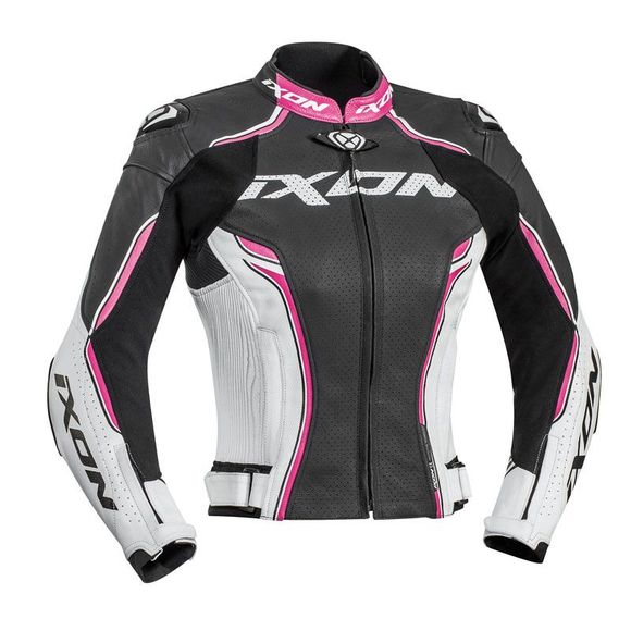 Blouson Moto Ixon VORTEX LADY - Noir / RoseRef : IX1064