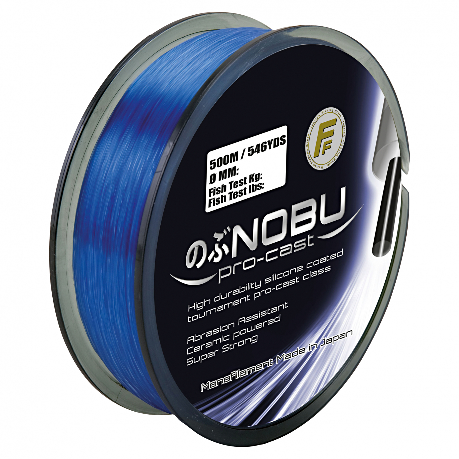 Fishing Ferrari Fishing Line FF Ninja Pro Cast Hi-Viz (japanese blue, 500 m)
