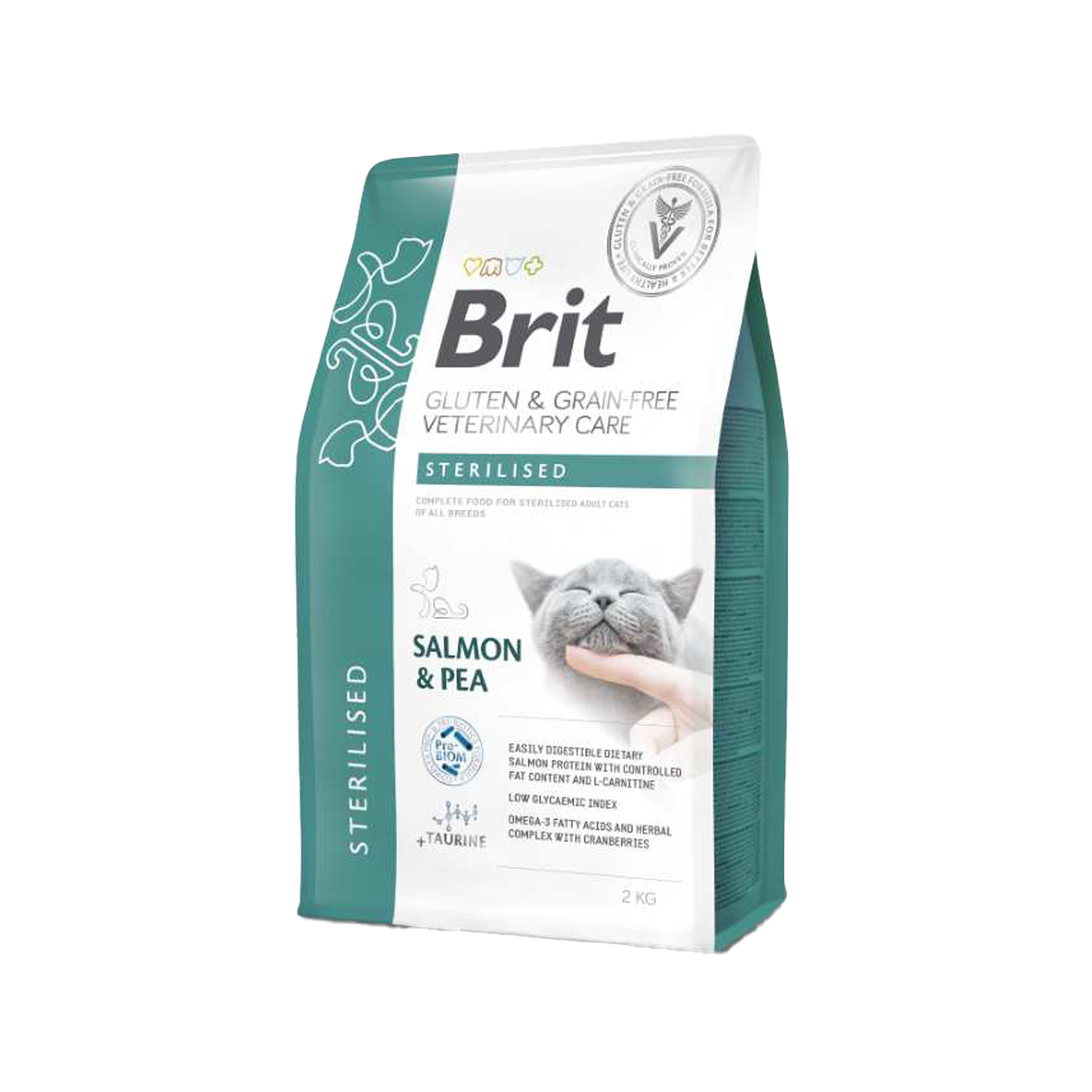 Brit Veterinary Diet Cat - Gluten & Grain free - Sterilised - 2 kg