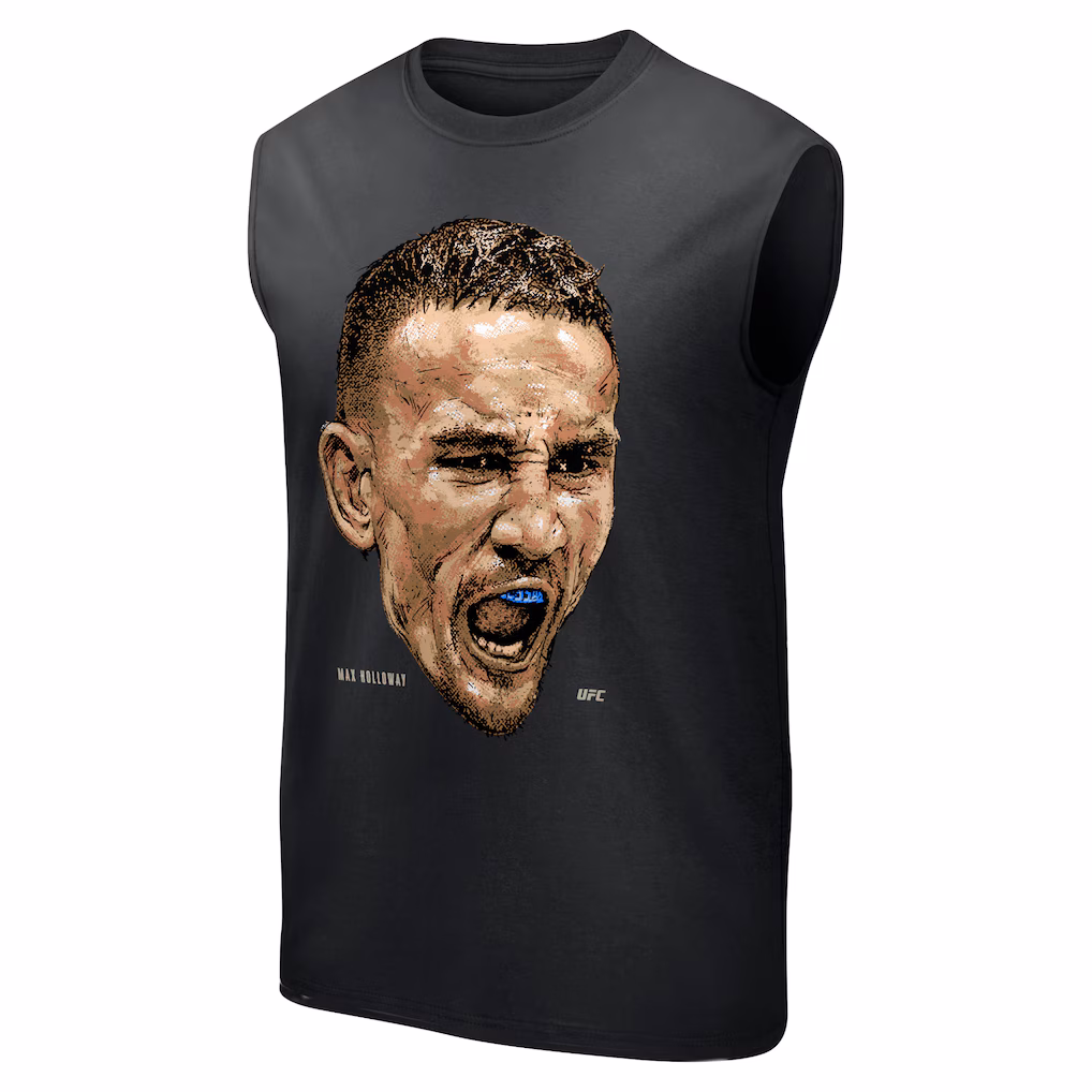 UFC Max Holloway Portrait Tank - Black - Mens