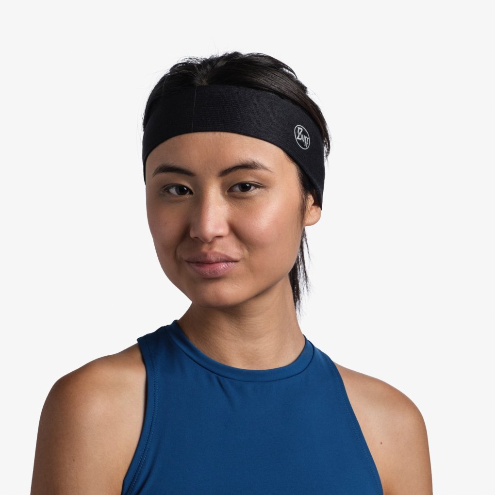 Buff® CoolNet UV® Slim Headband - Solid Black