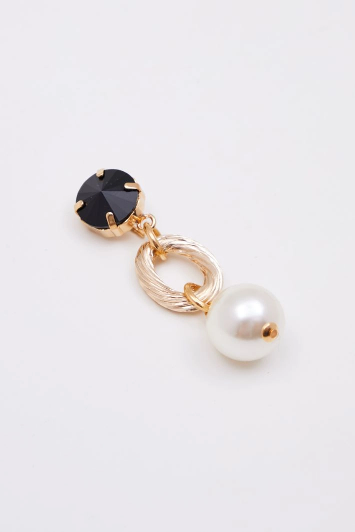 Pearl drop earrings - GOLD