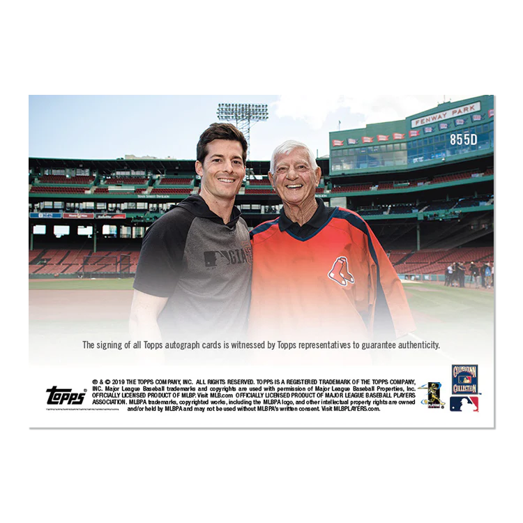 On-Card Auto # to 10 - Yastrzemski/Yastrzemski - MLB TOPPS NOW® Card 855D
