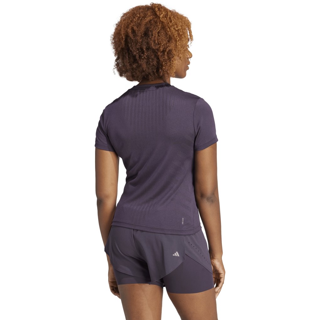 adidas HIIT Airchill Workout Tee Women - aurora black IP9658