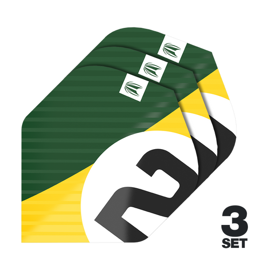 Target Pro Ultra Chicane Green No2 Standard Flights - 3 sets