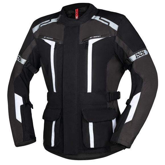 IXS EVANS-ST 2.0 Motorcycle Jacket - Black / GrayRef: IS1050