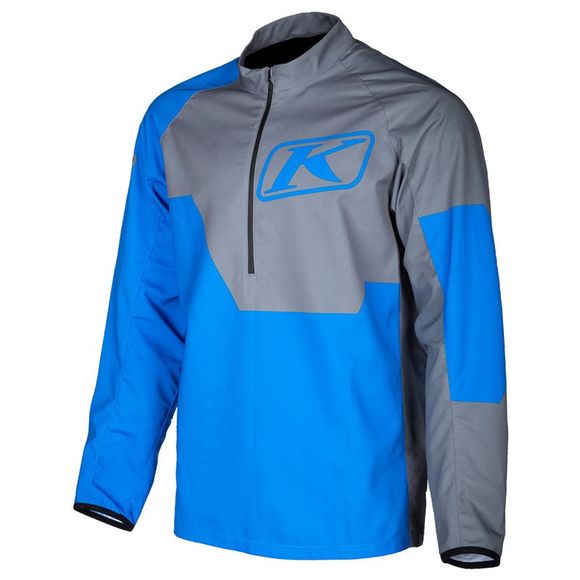 KLIM revolt 1/4 zip 2023 sweater - grey / blueRef: KLI0389