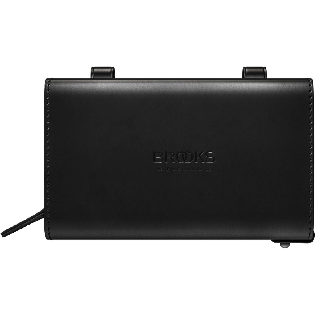 Brooks D-Shaped Leather Saddle Bag - black