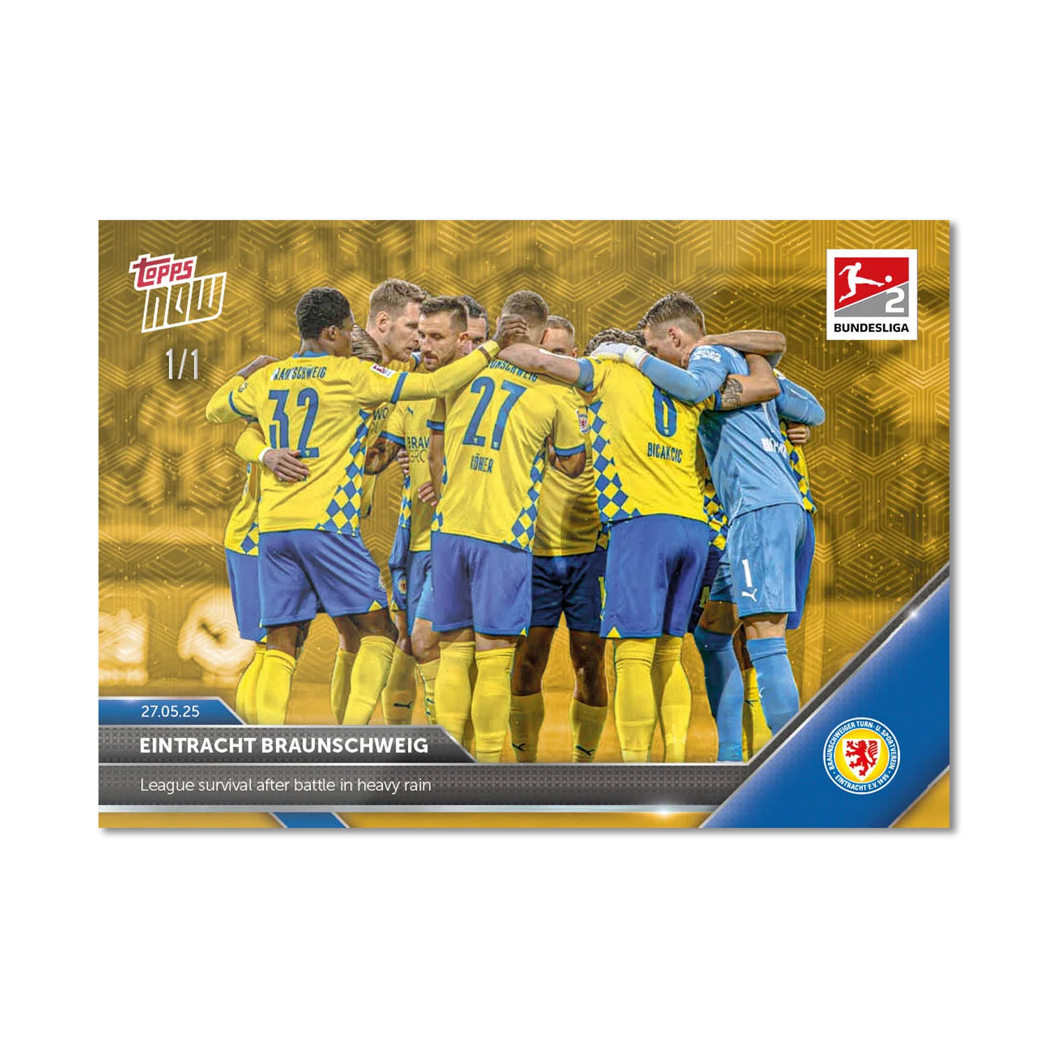 Eintracht Braunschweig - 2024-25 Bundesliga Topps NOW® - Card 196