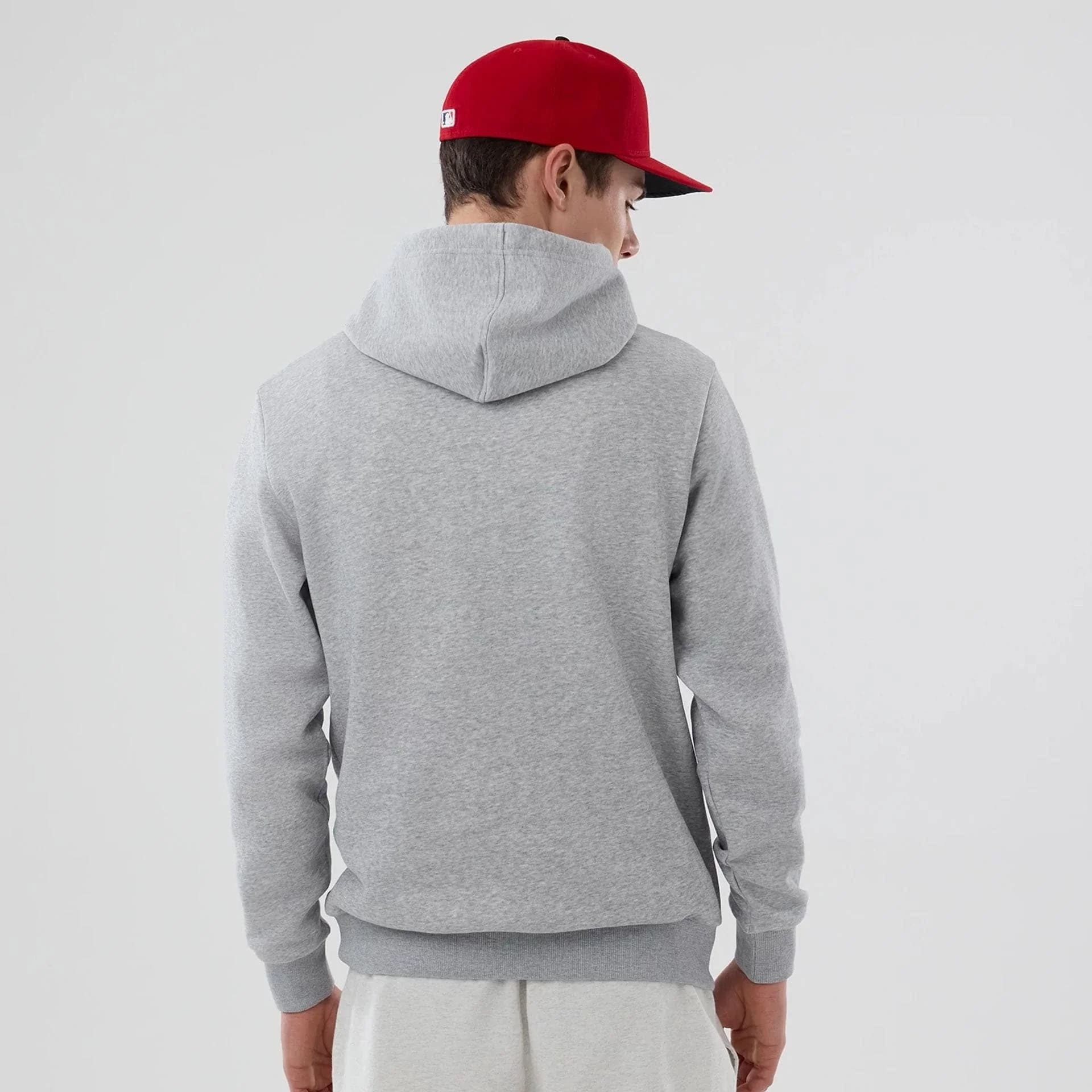 Philadelphia Phillies Team Logo New Era MLB Hoodie Gray