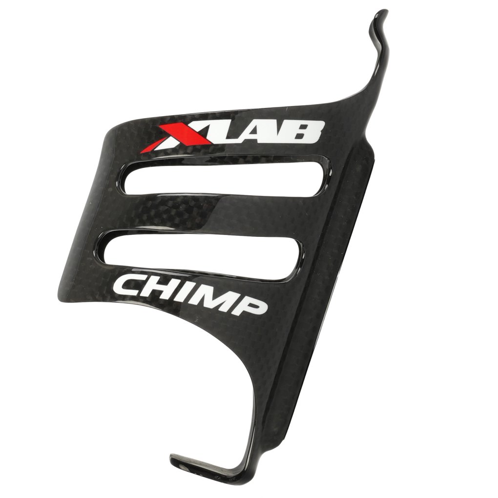 XLAB Chimp Cage Carbon Bottle Cage - glossy black