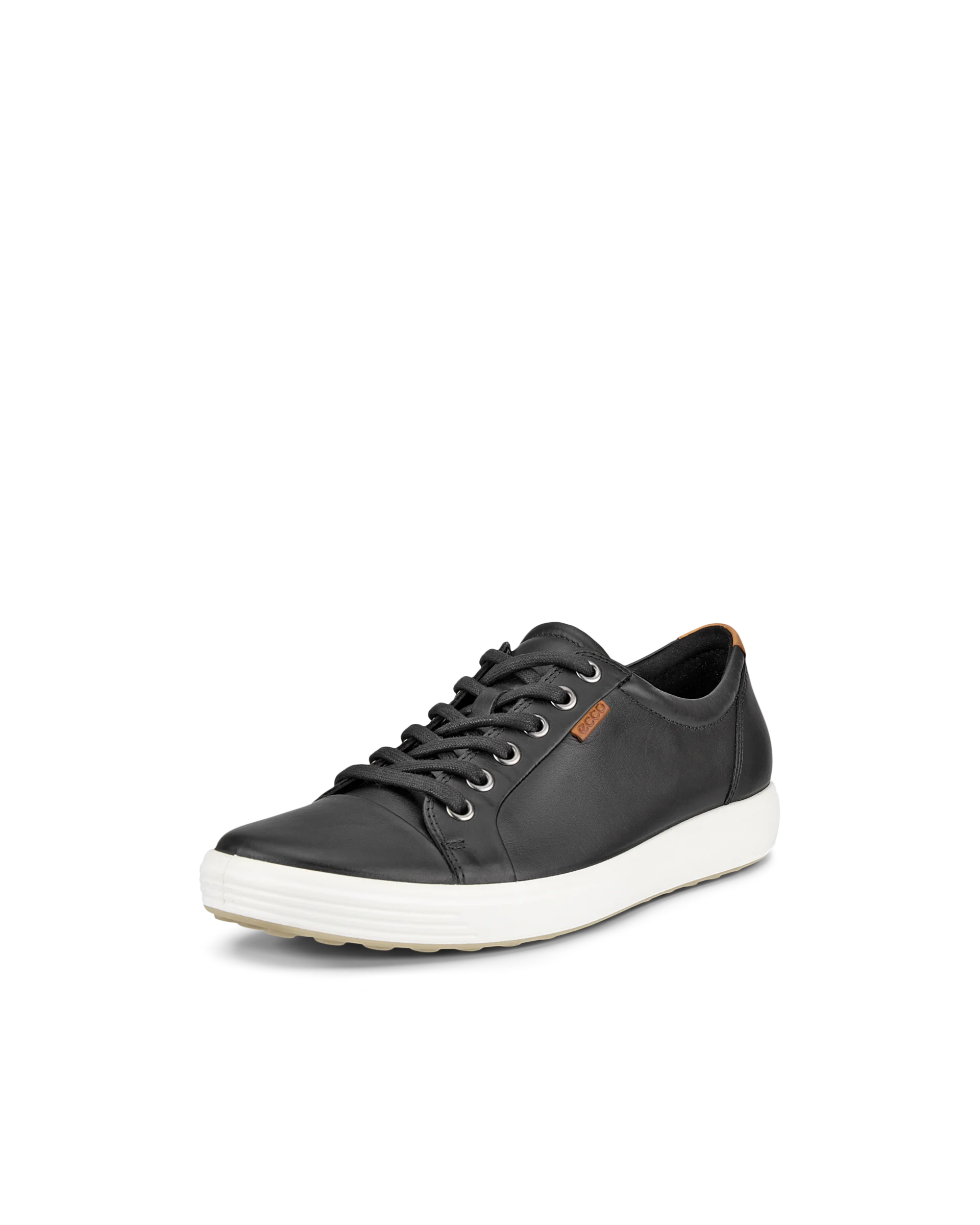 ECCO SOFT 7 W Damen Ledersneaker Schwarz