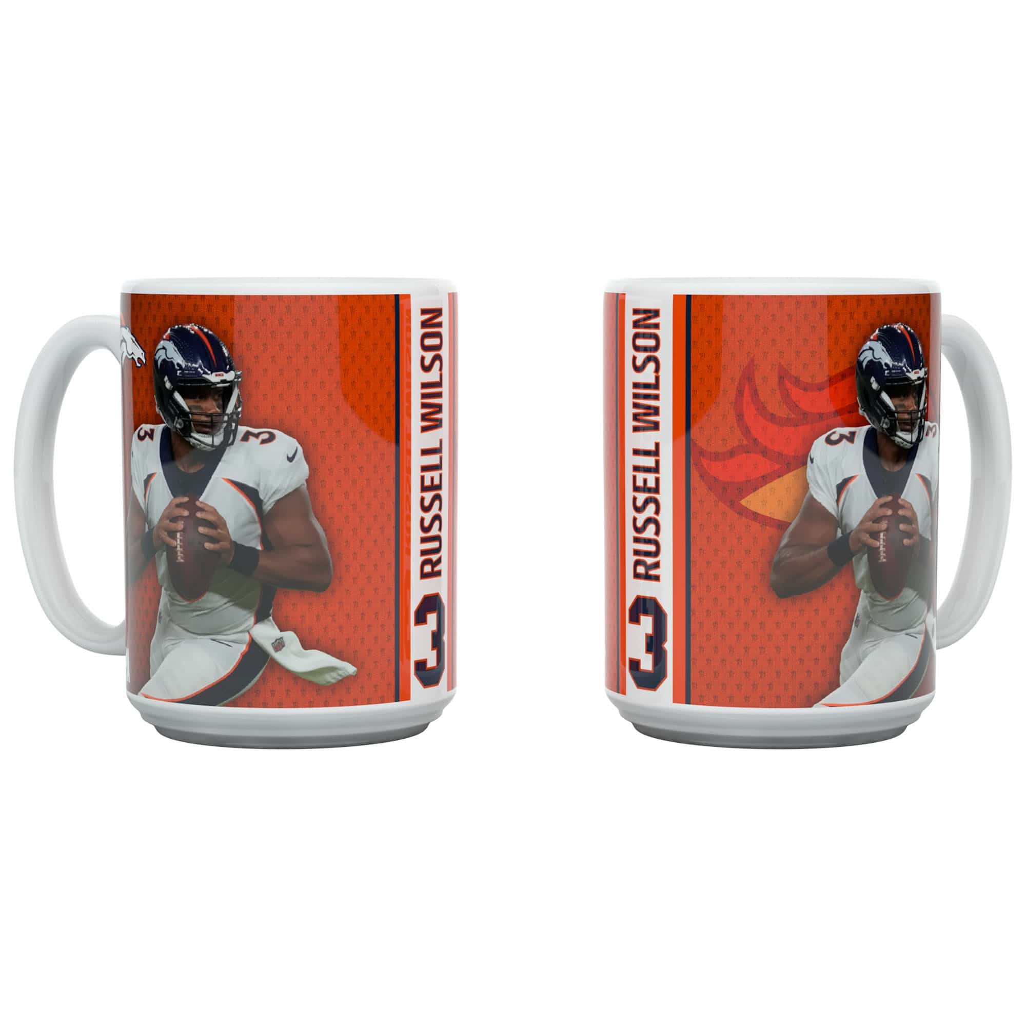 Russell Wilson Denver Broncos Jumbo Mug (450 ml)