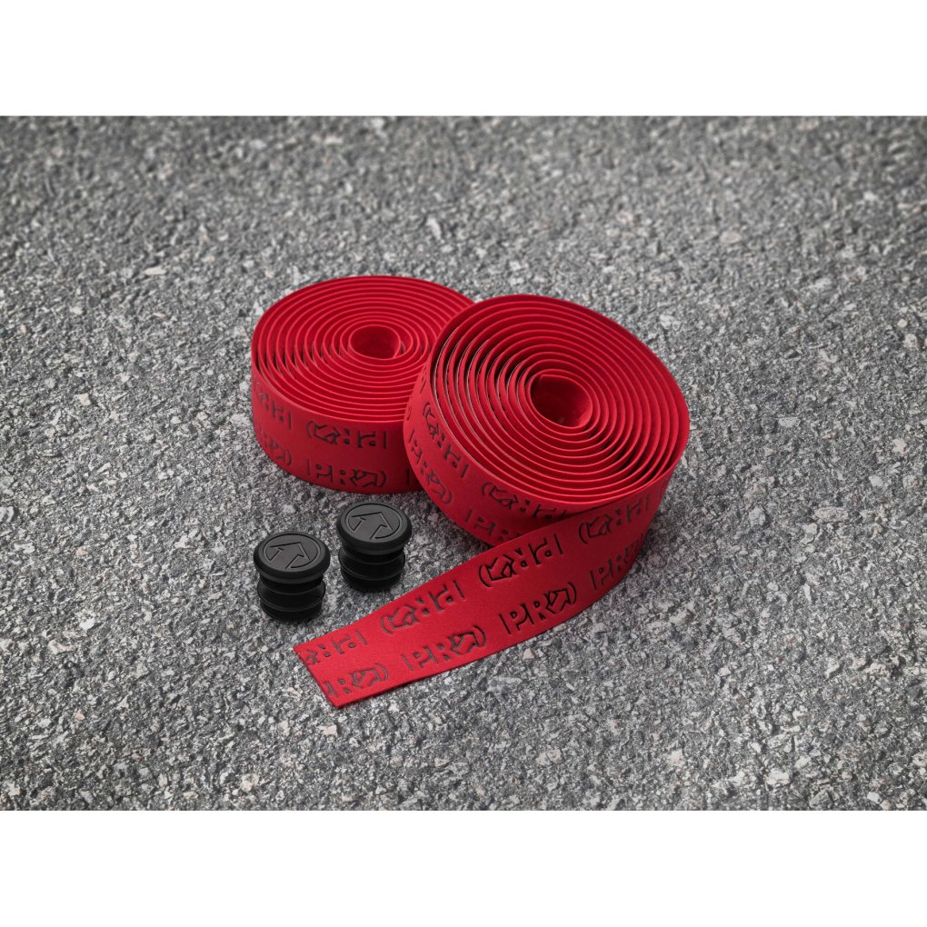 PRO Peaked Handlebar Tape - Performance | EVA (3D embossed) - red/black