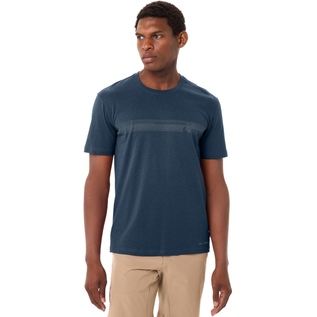 Vaude Cyclist T-Shirt V Men - dark sea/dark sea