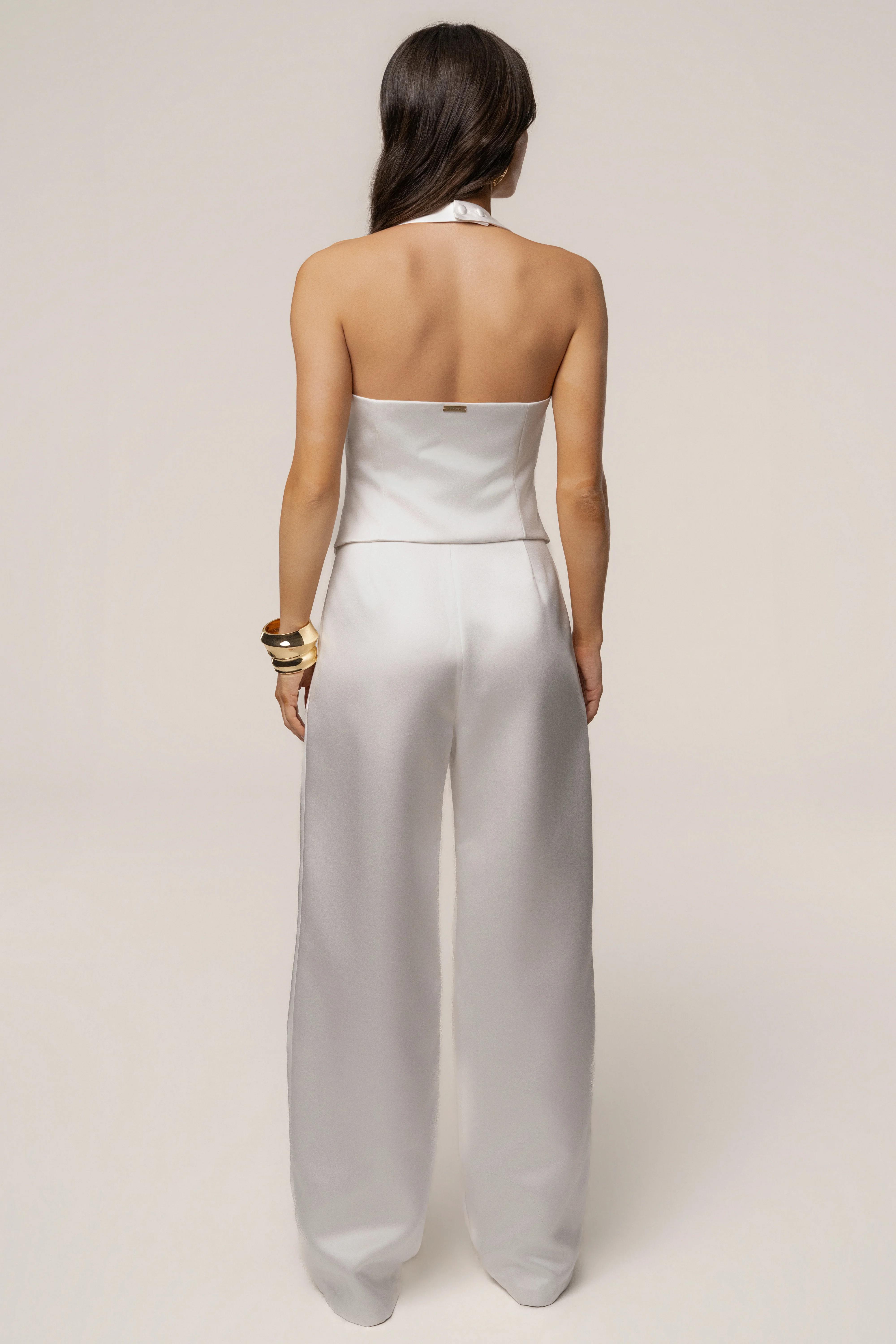 White City Nights Satin Trouser