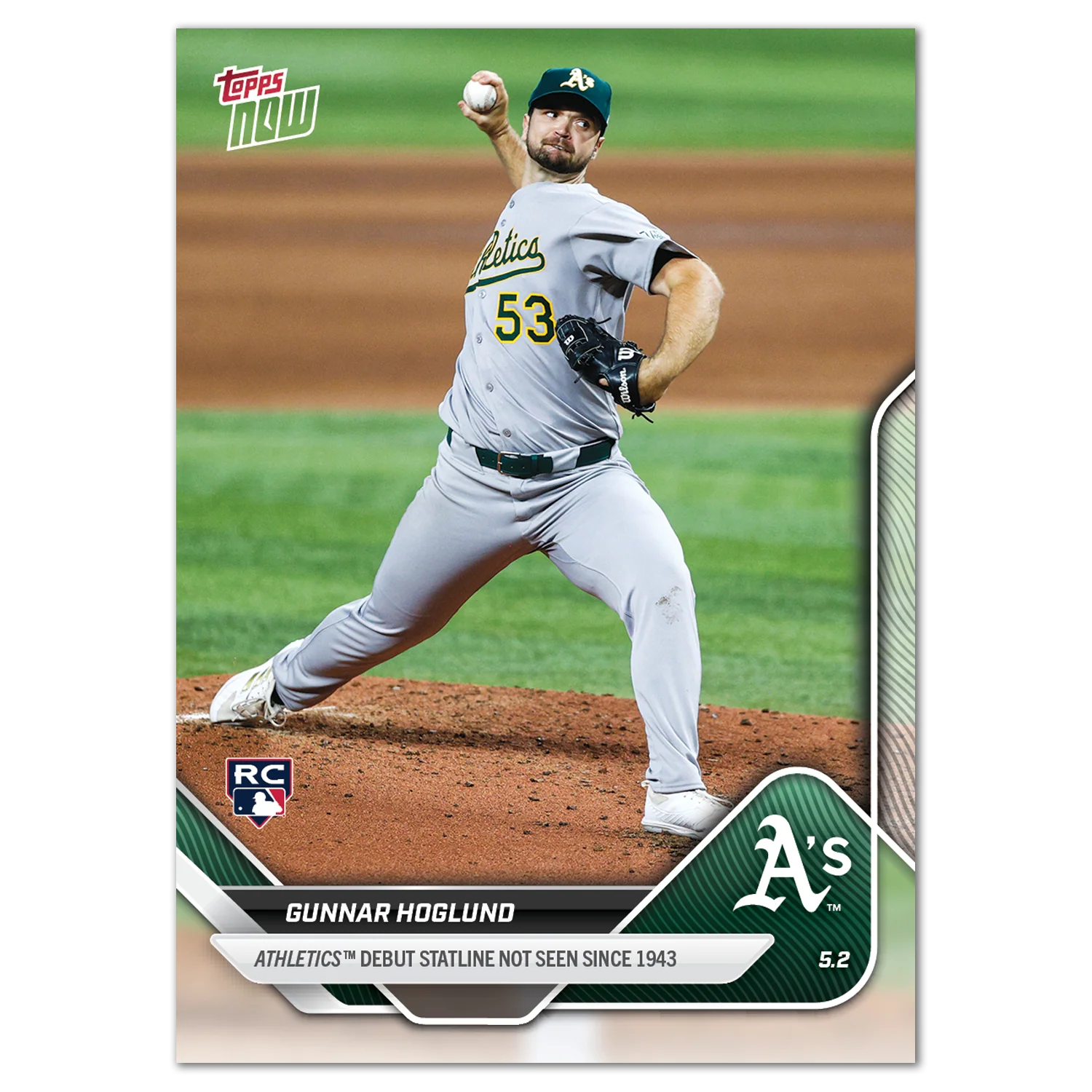 Gunnar Hoglund - 2025 MLB Topps NOW® - Card 129