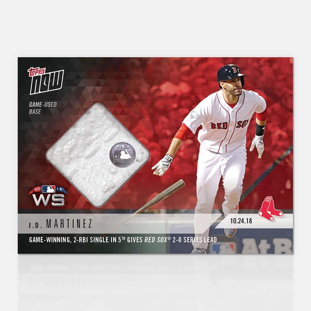 Game Used Base Card # to 10 - J.D. Martinez - TOPPS NOW®