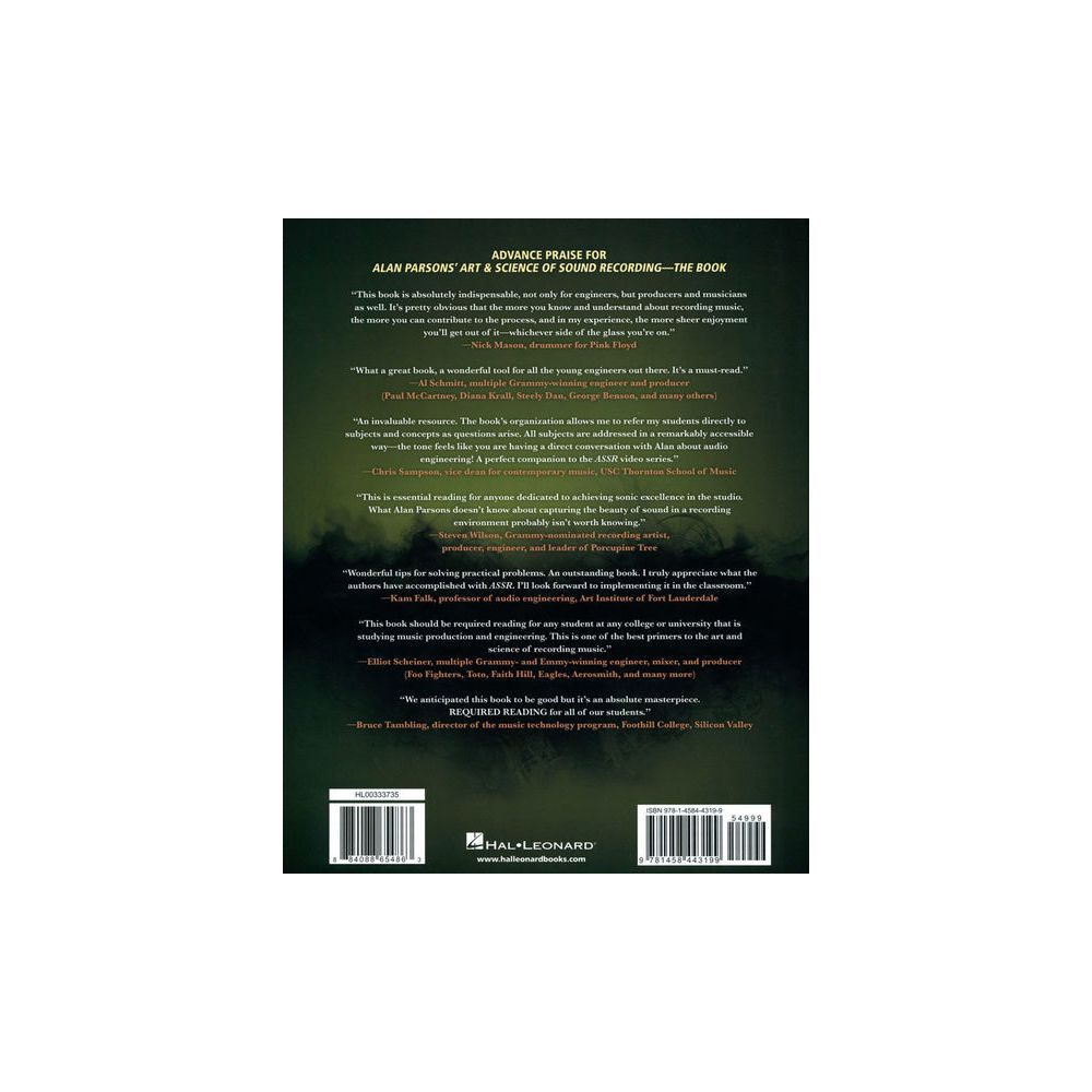 Hal Leonard Alan Parsons' Art & Science of – Thomann Ireland