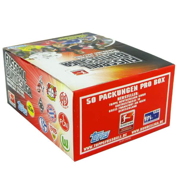 Topps Bundesliga Stickers 2011 / 2012 Box With 50 Packets