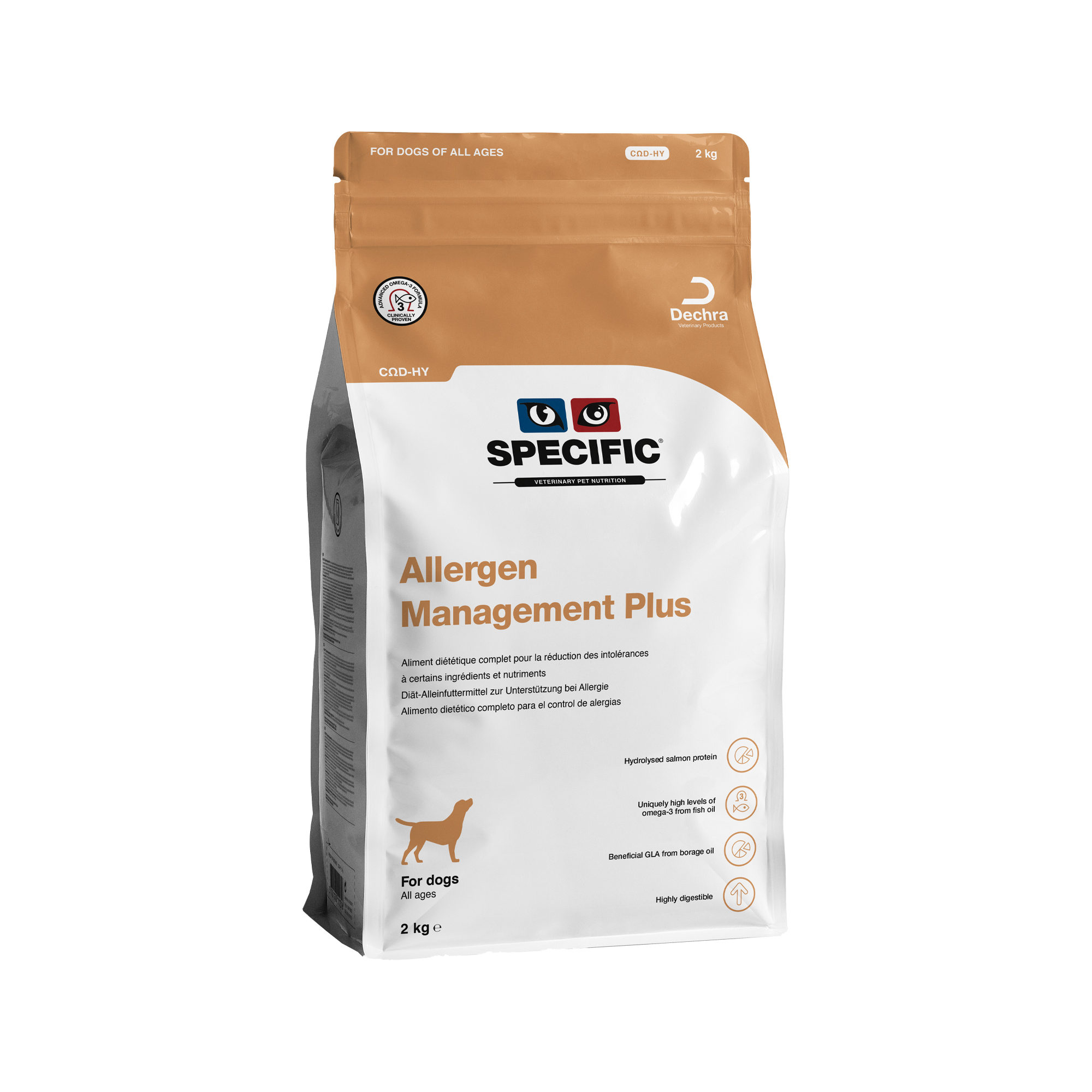 Specific Allergen Management Plus COD-HY - 12kg (3 x 4kg)