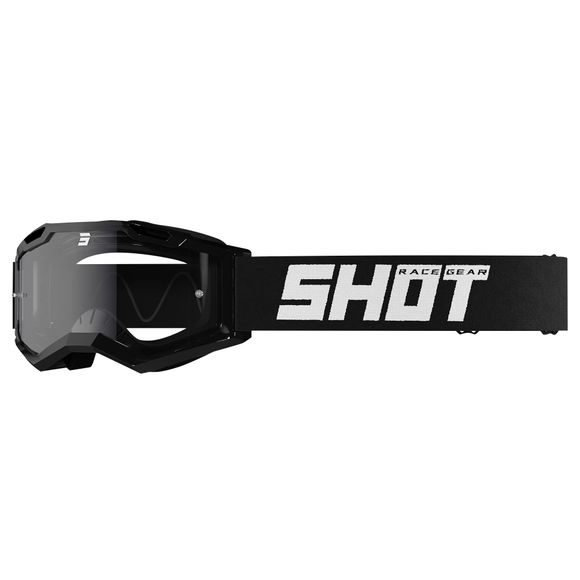 Shot ASSAULT 2.0 cross mask - SOLID BLACK GLOSSY 2023 - BlackRef: so2288 / a09-29b1-c01