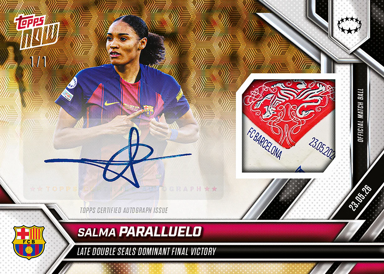 Salma Paralluelo - 2025-26 UWCL Topps NOW® - Card 33