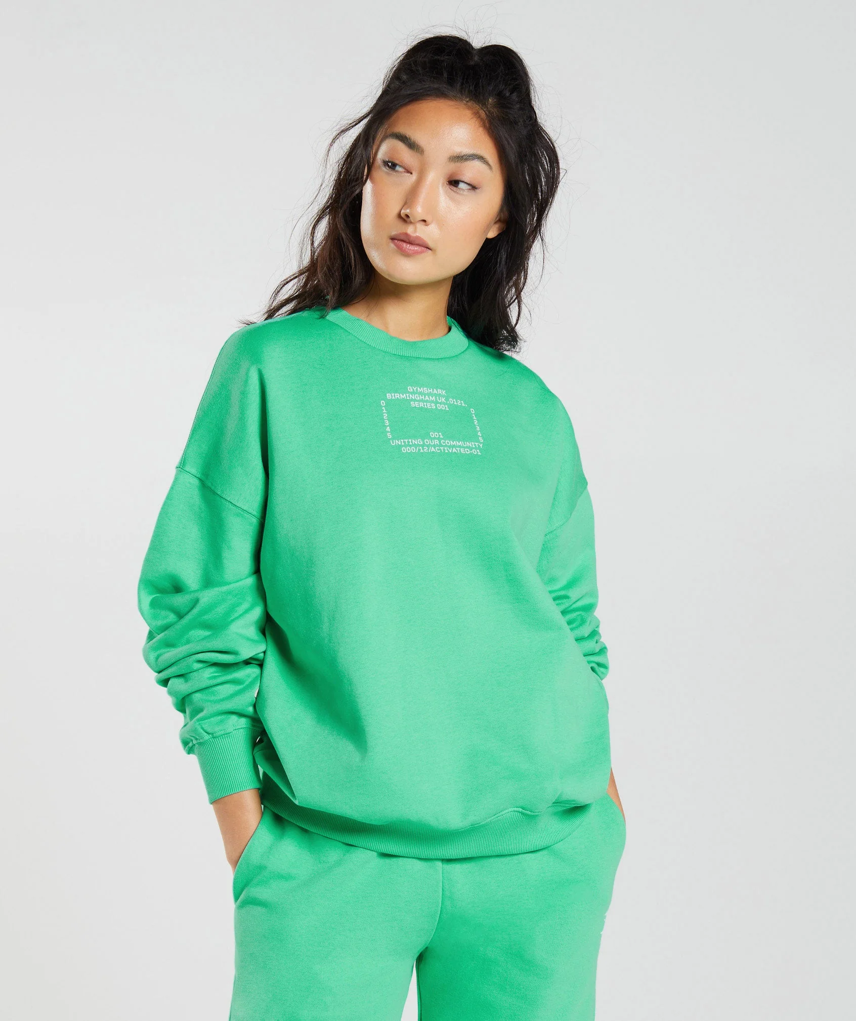 Activated Graphic Sweatshirt Tropic Green