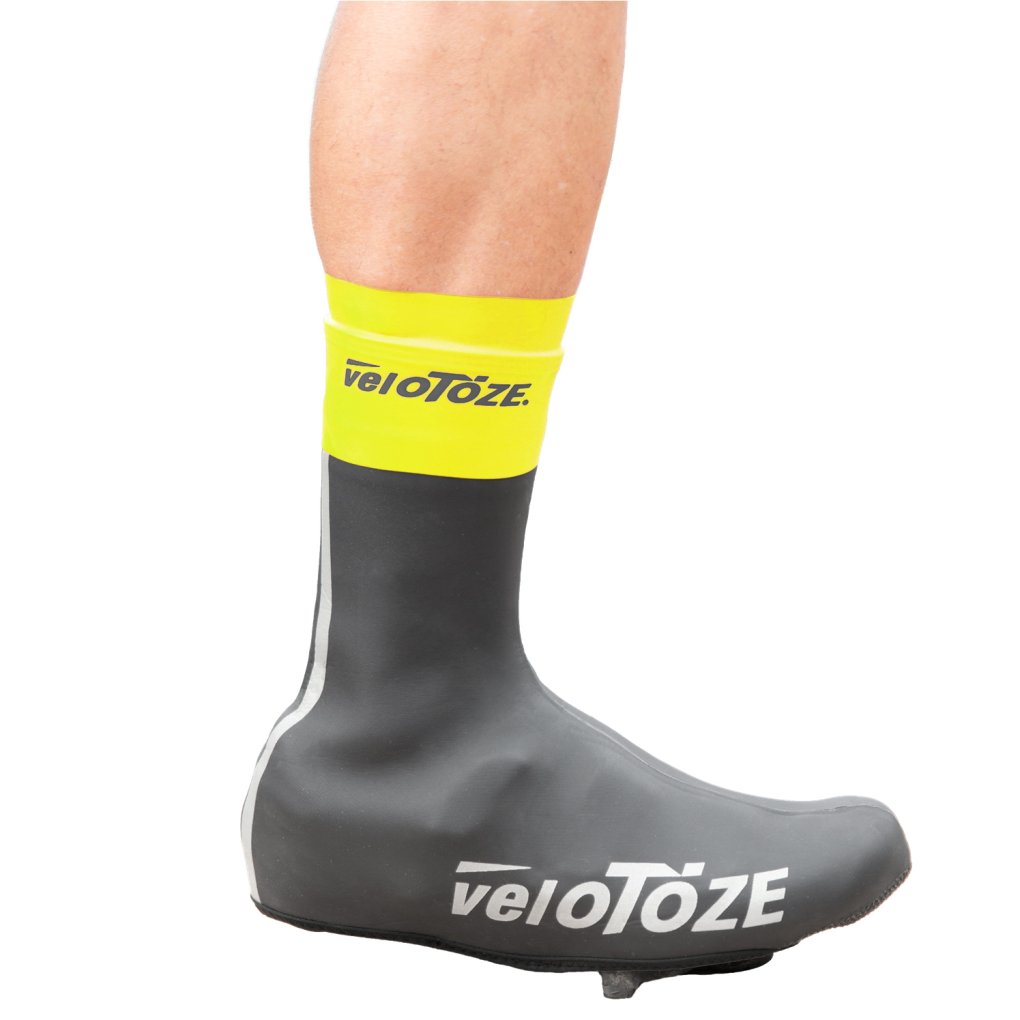 veloToze Waterproof Cuffs - Viz Yellow