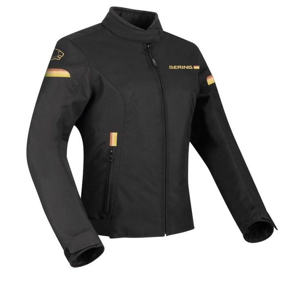 Blouson Moto Bering LADY RIVA - Noir / JauneRef : BR1418