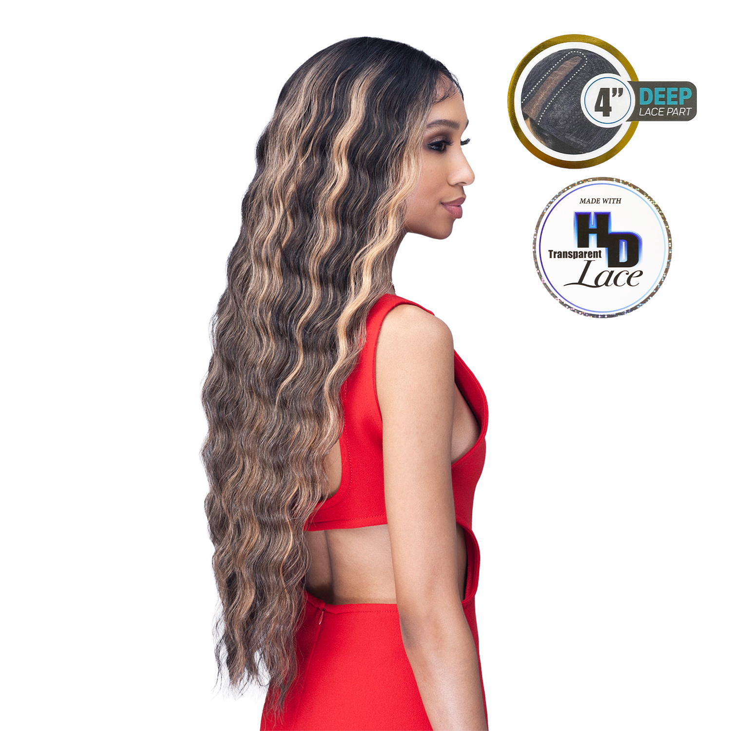 Bobbi Boss Human Hair Blend Wig 4