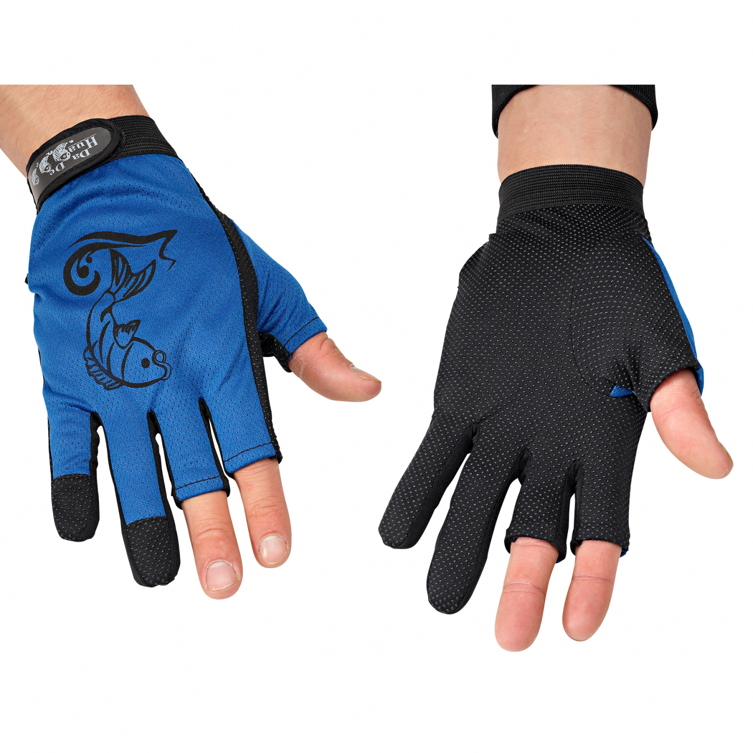 Perca Original Fishing Gloves XL Unisex (Blue\/Black)