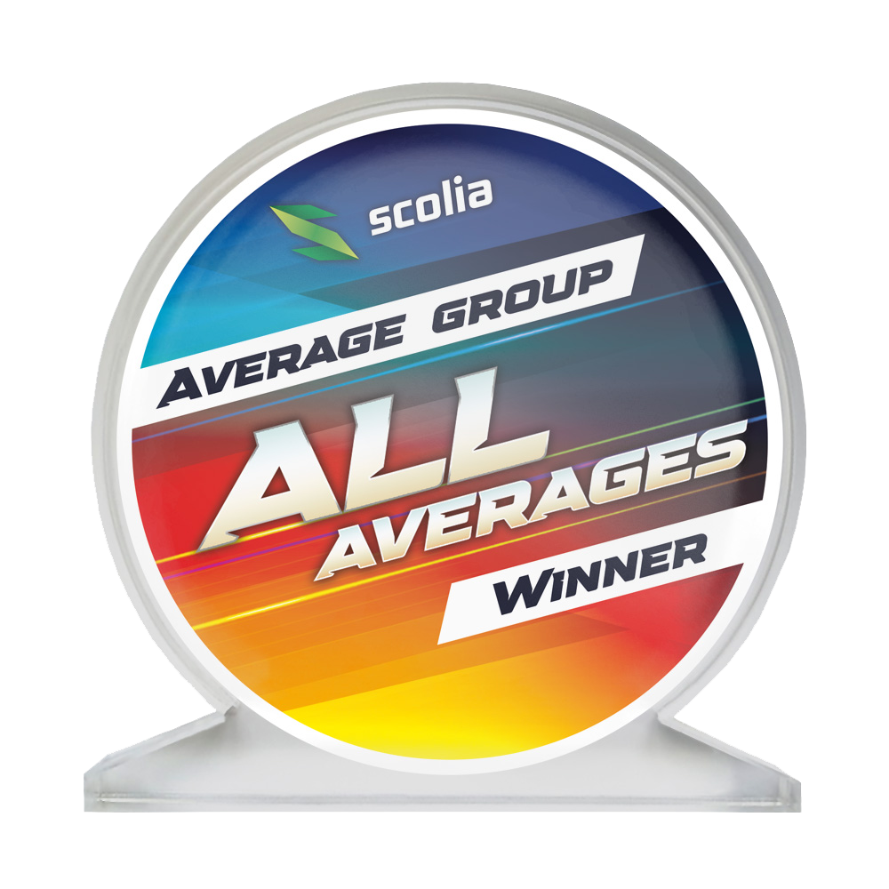 Scolia Acrylic Glass Trophy - Winner
