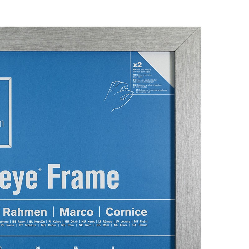MDF Silver Frame A3 (29,7 x 42 cm)