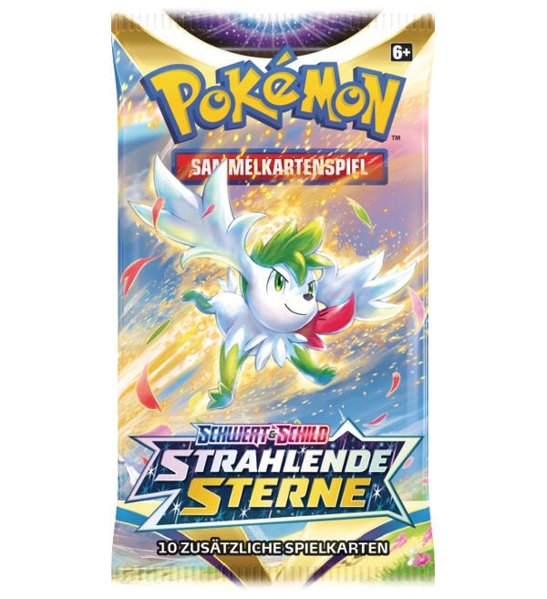 Pokemon Schwert & Schild - Strahlende Sterne - Booster with 10 Cards
