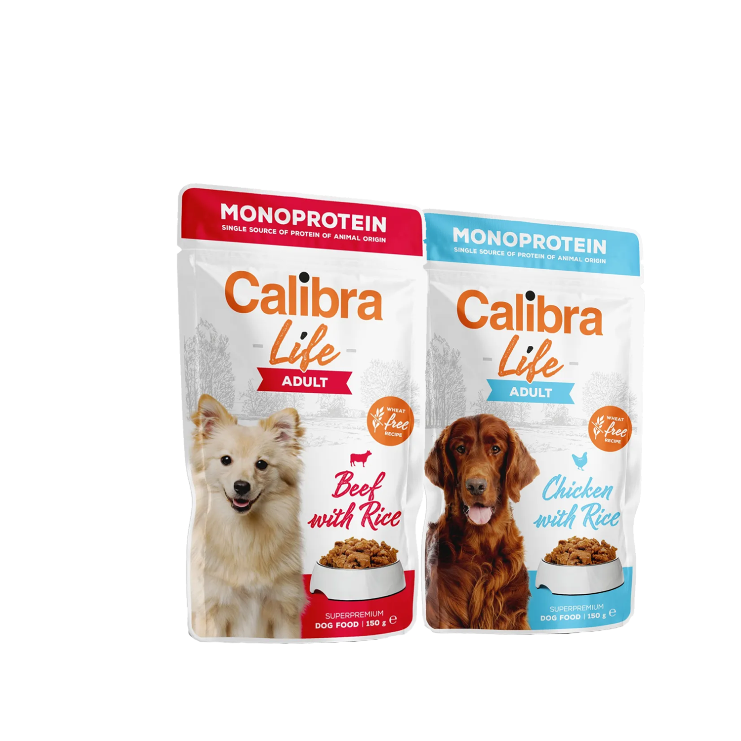Calibra Dog Life Adult Wet Food - Chicken - 10 x 150 grams