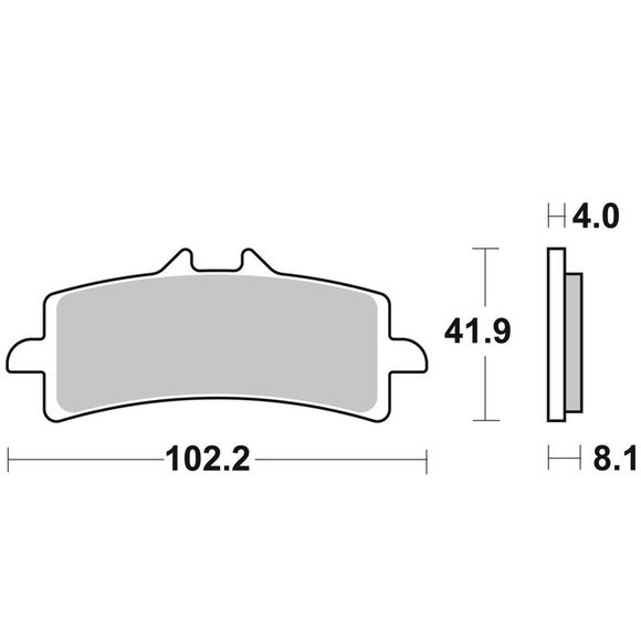 SBS 901HS Sintered Metal Front Brake PadsRef: 901HS / 901070