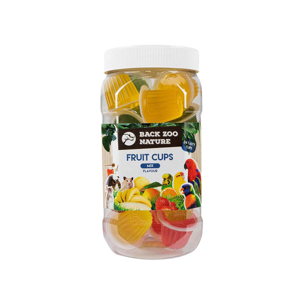 Back Zoo Nature Fruit Cups - Mix - 24 pieces