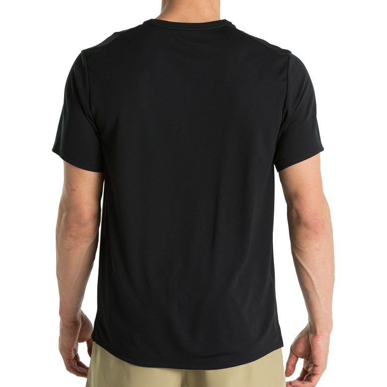 Nike Dri-FIT UV Miler Short-Sleeve Running Top Men - black/reflective silver DV9315-010