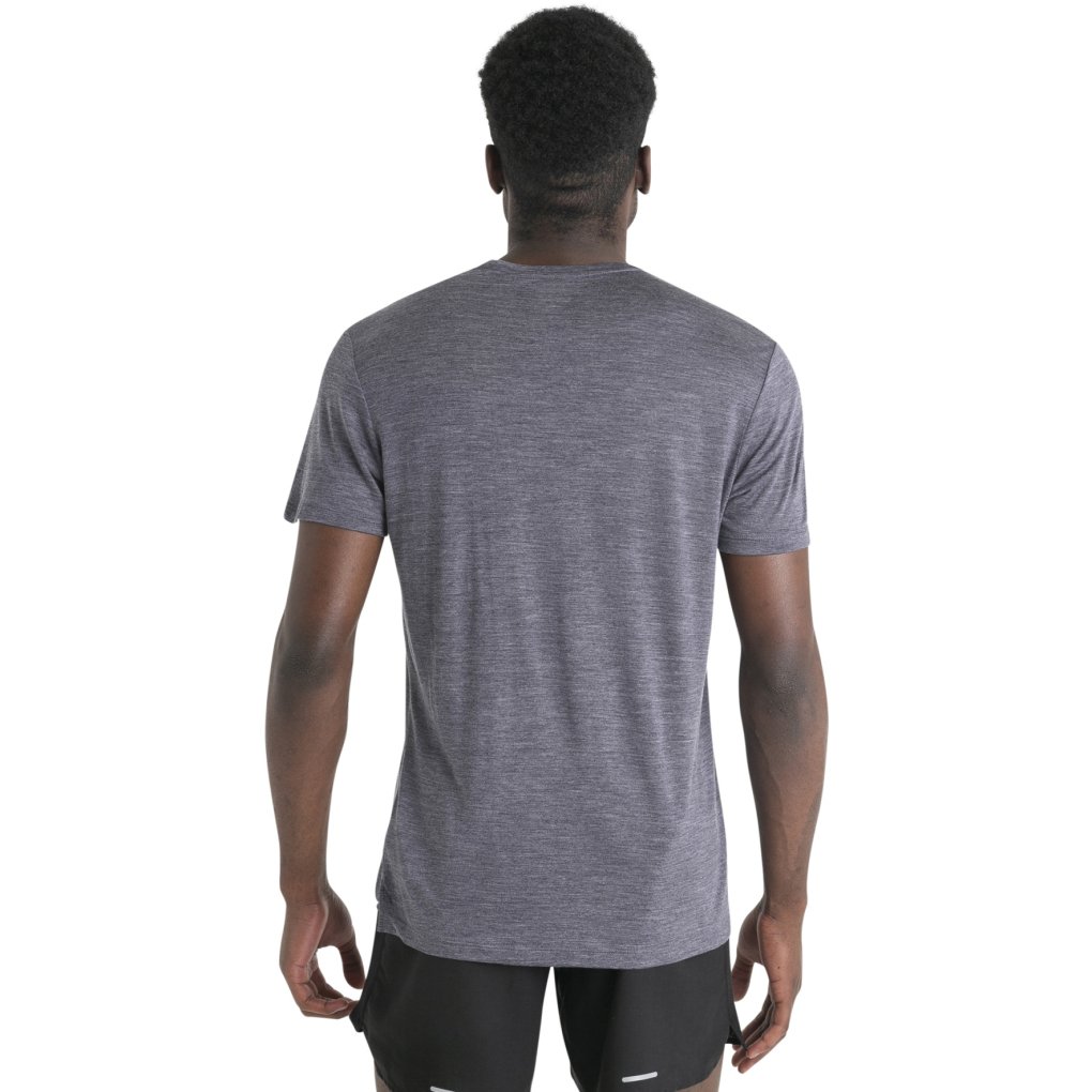 Icebreaker Merino 125 Cool-Lite™ Sphere III Short Sleeve Tee Men - Midnight Navy Hthr
