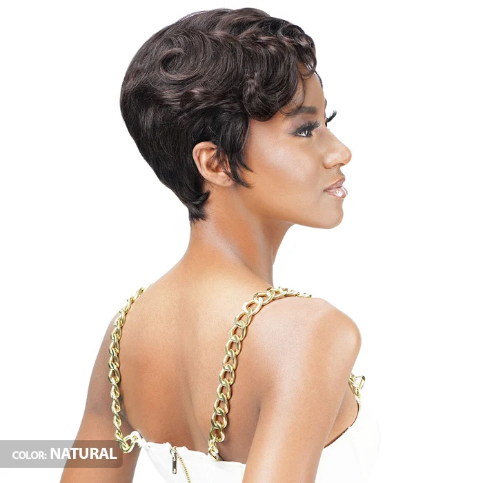 Zury Sis Ms. Wisdom Salt & Pepper 100% Human Hair Full Wig - ZEN