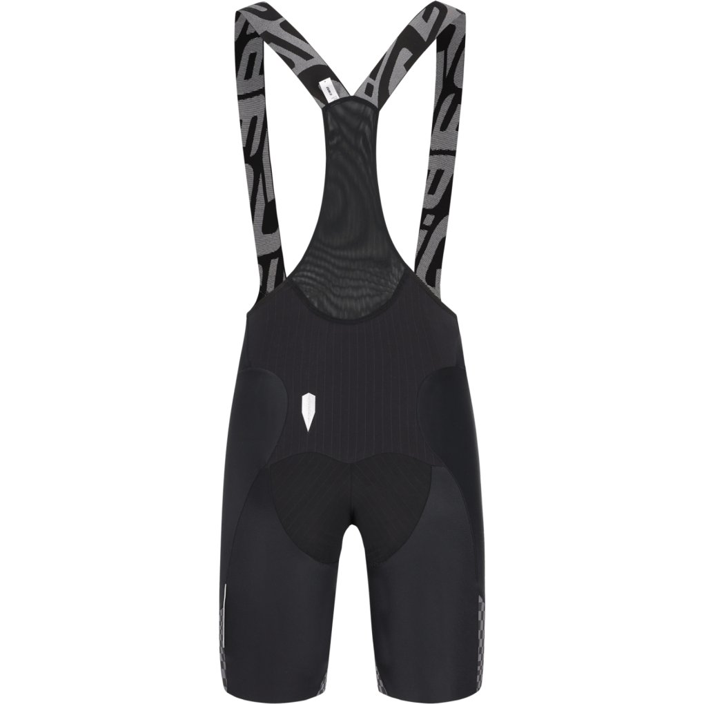 Q36.5 Gregarius Pro Bib Shorts Men - check grey