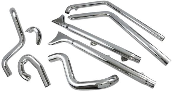 Ligne Complète Bassani Xhaust Fishtail DualsRef : BAXH00063A / 18001743